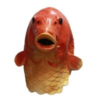 Thực Tế Động Vật Đầu Cá Mặt Nạ Vui Nhộn Cá Vàng Latex Mũ Halloween Ăn Mặc Mặt Nạ Dạ Hội