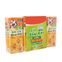 Thức uống dinh dưỡng sữa trái cây, hương cam-Kun (180ml*4hộp),