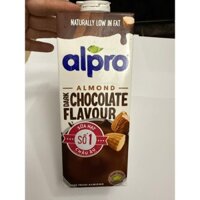 Thức uống hạnh nhân vị socola đen bổ sung dinh dưỡng hiệu Alpro 1L nhập khẩu Pháp