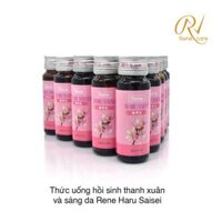 Thức uống hồi sinh thanh xuân và sáng da Rene Haru Saisei (30ml x 10 chai) (Hộp)