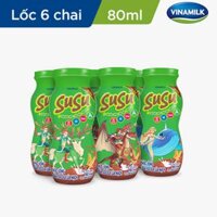 Thức Uống Sữa Sôcôla Lúa Mạch Vinamilk Susu chai 80ml