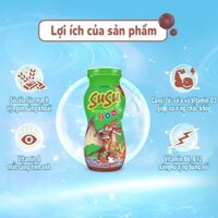 Thức uống Sữa Sôcôla lúa mạch Vinamilk SuSu - Lốc 6 Chai x 80ml