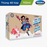 Thức Uống Sữa Trái Cây HERO VỊ DƯA HẤU - Thùng 48 Hộp X 110ml.