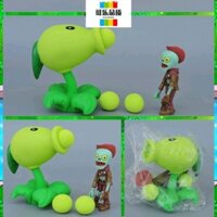 Thực vật vs. Zombies Doll Soft Bullet Full Set Boy Bộ Cao Su Mềm Đồ Chơi Pea Bắn Súng Giáo Dục Trẻ Em