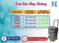Thuê loa kéo giá rẻ nhất hà nội – giao hàng nhanh trong 30 phút