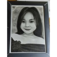 Thuê vẽ chân dung chì, thuê vẽ trên các loại khổ giấy A3, A4, A5 chì