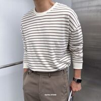 Thun BT nỉ cua kẻ nhỏ - Nâu