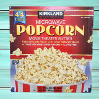 THÙNG ++ KIRKLAND 44 gói 93.5g ++ BẮP NỔ BƠ MỸ (BỎNG NGÔ) BẰNG LÒ VI SÓNG Microwave Popcorn Movie Theater Butter