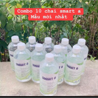 Thùng 10 Chai Nước muối Smart A súc miệng , Dung dịch Nước muối điện hoá smart a sát khuẩn & vệ sinh tai mũi họng