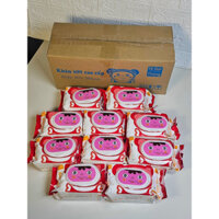 Thùng 10 gói Khăn ướt Baby khổ 18x22cm (mỗi gói 650gr)