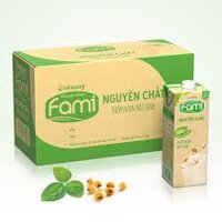 Thùng 10 Hộp Sữa Đậu Nành Fami Nguyên Chất (1 lít / Hộp)