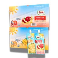 Thùng 10 Túi Nước Ép Trái Cây Thạch Dole - Tươi Mát Và Bổ Dưỡng!