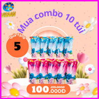 Thùng 10 túi nước xả vải Doly 500ml thơm ngất ngây – mềm mịn quần áo, chống bám bụi visaan