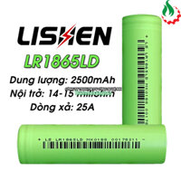 Thùng 100 Cell 18650 Lishen 3.7V dung lượng 2500mah 10C Xả 25A