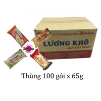 Thùng 100 Gói Bánh Lương Khô Hải Châu 65g ( Nguyên Thùng) SHOP-JAPAN GOOD