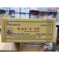 Thùng 100 Gói Gạc Y Tế Bảo Thạch 5cmx6,5cmx12 lớp Đã Tiệt Trùng