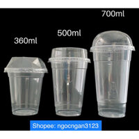 [Thùng 1000c] Ly nhựa pp 360ml, 500ml, 600ml, 650ml, 700ml