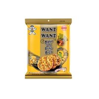 Thùng 12 bịch bánh gạo rong biển (Vị sốt cá ngừ Bonito) Want Want 118g