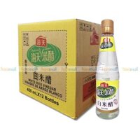 Thùng 12 Chai Dấm Gạo Trắng 450ml – Box 12 Bottles of White Rice Vinegar