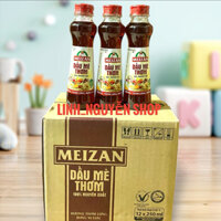 Thùng 12 chai Dầu mè thơm hảo hạng Meizan 250ml