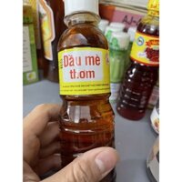 Thùng 12 chai dầu mè thơm 250ml dùng trộn slad, xào, nấu...dầu mè TP 250ml