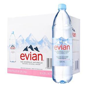 Thùng 12 chai nước khoáng Evian 1.25L