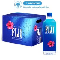 Thùng 12 Chai Nước Khoáng Thiên Nhiên Fiji 1L - Nước Uống Nhập Khẩu Châu Âu