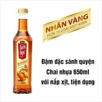 Thùng 12 chai nước mắm Nam ngư nhãn vàng chai 650ml