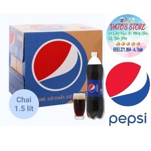 Thùng 12 chai nước ngọt Pepsi Cola 1.5 lít