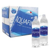 Thùng 12 Chai Nước tinh khiết Aquafina (1.5L/chai)