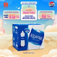 Thùng 12 Chai Nước tinh khiết Aquafina (1.5L/chai)