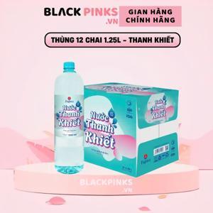Thùng 12 chai nước uống i-on kiềm Fujiwa 1.25 lít
