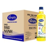 Thùng 12 Chai Simply Đậu Nành 1L