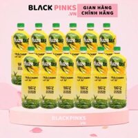 Thùng 12 chai trà chanh sả Fuzetea+ 1L
