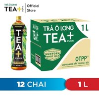 THÙNG 12 CHAI TRÀ Ô LONG 1L