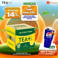 Thùng 12 Chai Trà Ô long Tea+ Vị Chanh (1000ml/chai)