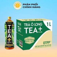 Thùng 12 Chai Trà Ô Long Tea Plus 1L/Chai