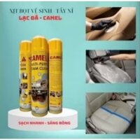 Thùng 12 chai XỊT BỌT TẨY RỬA ĐA NĂNG CAMEL loại 650ml. làm sạch nội thất ô tô, vải , da, nỉ...