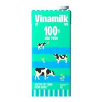 Thùng 12 Hộp 1 Lít Sữa tươi tiệt trùng không đường Vinamilk 100%