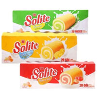 [Thùng 12 hộp] Bánh bông lan Solite Kinh Đô 360g