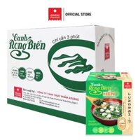 Thùng 12 hộp canh rong biển hến Asuzac (120 gói canh)