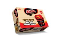 Thùng 12 Hộp Mì Trộn Trứng Muối Cung Đình Kool 90g x 12 Hộp