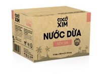 Thùng 12 Hộp Nước Dừa Cocoxim Sen 330ml x12 Hộp