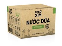 Thùng 12 Hộp Nước Dừa Cocoxim Xanh 330ml x12 Hộp