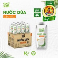 THÙNG 12 Hộp Nước dừa đóng hộp Cocoxim Tắc dung tích 330mlHộp