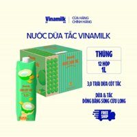Thùng 12 hộp Nước dừa tắc Vinamilk - 1L