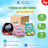 Thùng 12 hộp Sáp thơm phòng, khử mùi Farcent hương hoa hồng, hoa oải hương, hương chanh 200g