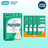 Thùng 12 hộp Sữa bột công thức tăng cân, mát, hỗ trợ tiêu hóa Mamelle Pro Bio Số 2 cho trẻ từ 6 đến 12 tháng hộp 400g/h