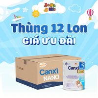 Thùng 12 Hộp Sữa Canxi Nano Gold 400G - Bảo Vệ Xương Khớp, Chống Đau Nhức Cho Người Già Chính Hãng Japa Kids