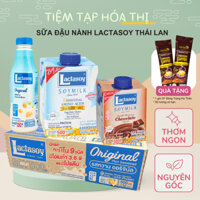 Thùng 12 Hộp Sữa Đậu Nành Lactasoy Thái Lan (12 chai x 500ml) Nguyên Chất Tự Nhiên